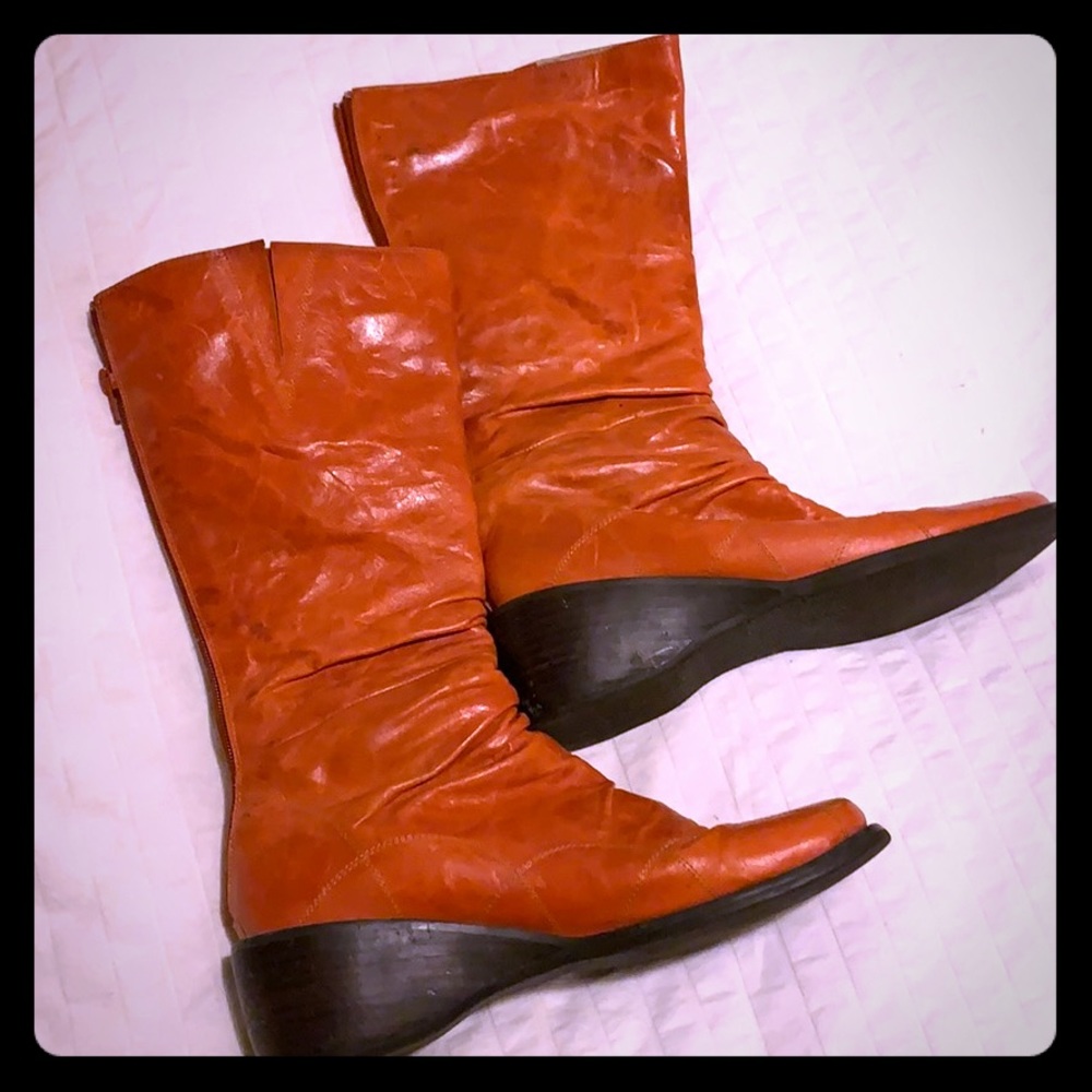 Miss Mooz Casablanca Orange Boots